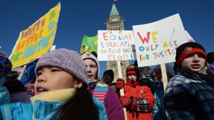 native-education-protest-on-parliament-hill